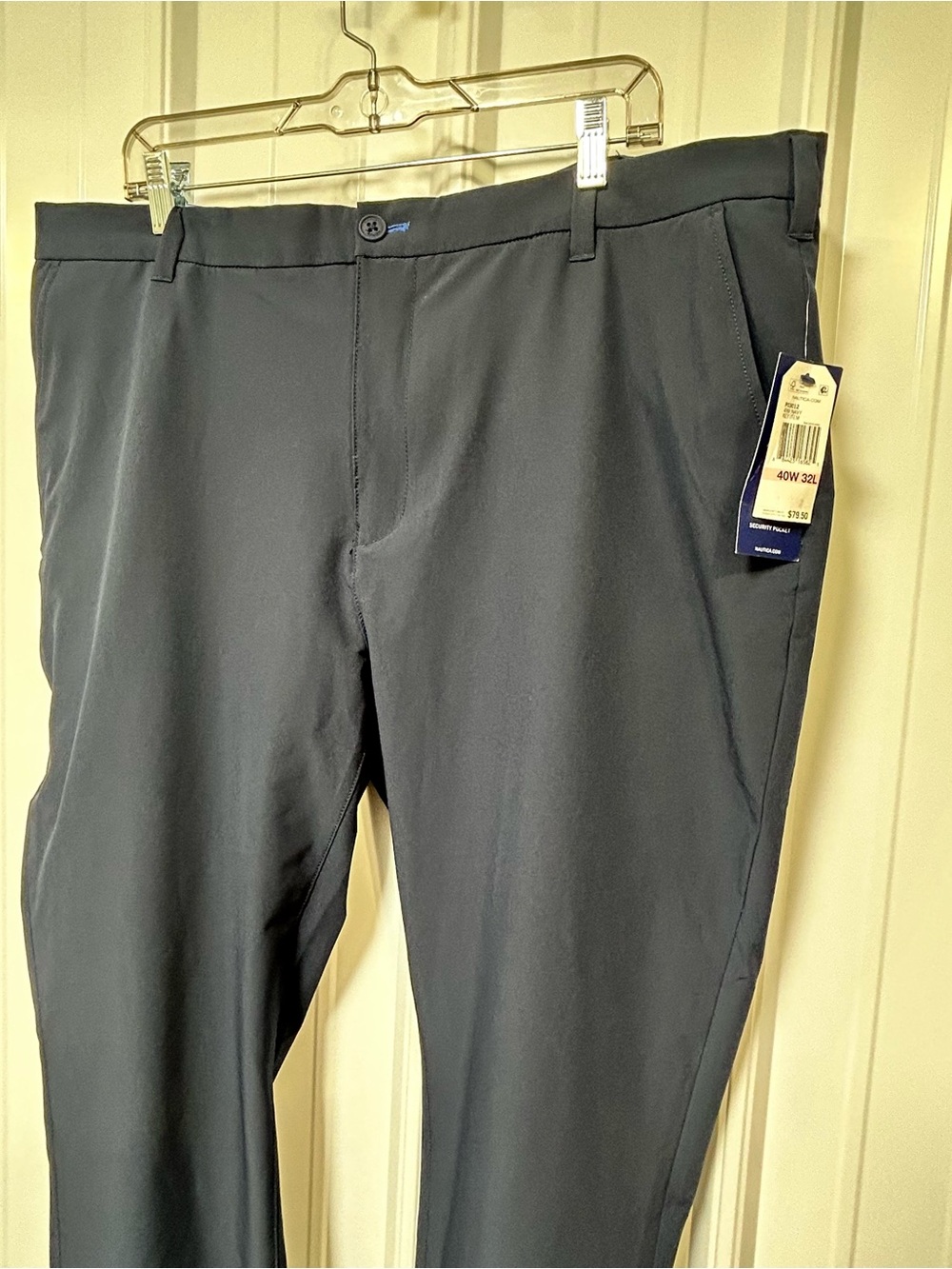 Nautica Men's 40x32 NavTech Navy Dress Pants Businesswear Professional
